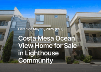 Costa Mesa Ocean View Home for Sale in Lighthouse Community