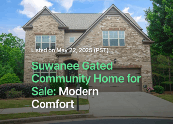 Suwanee Gated Community Home for Sale: Modern Comfort