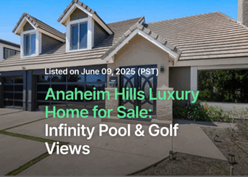 Anaheim Hills Luxury Home for Sale: Infinity Pool & Golf Views