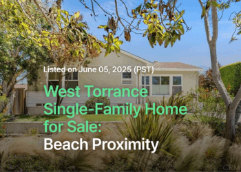 West Torrance Single-Family Home for Sale: Beach Proximity