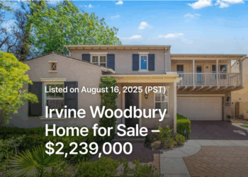 Irvine Woodbury Home for Sale – $2,239,000