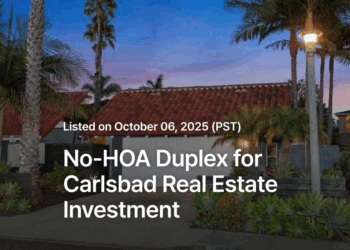 No-HOA Duplex for Carlsbad Real Estate Investment