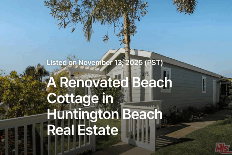 A Renovated Beach Cottage in Huntington Beach Real Estate