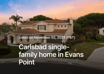 Carlsbad single-family home in Evans Point