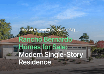Rancho Bernardo Homes for Sale: Modern Single-Story Residence