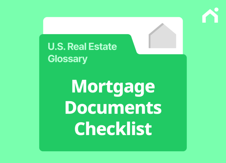 Mortgage Documents Checklist: Required Documents