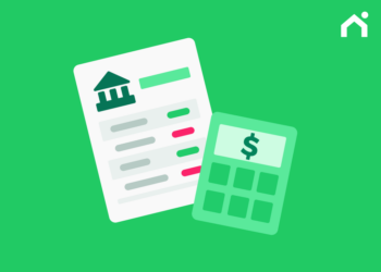 Bank statement and calculator representing qualifying income calculation