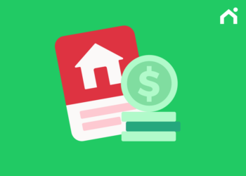Home loan document and dollar coins representing Rocket ONE+ upfront costs
