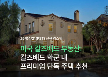 미국 칼즈배드 부동산: 칼즈배드 학군 내 프리미엄 단독 주택 추천