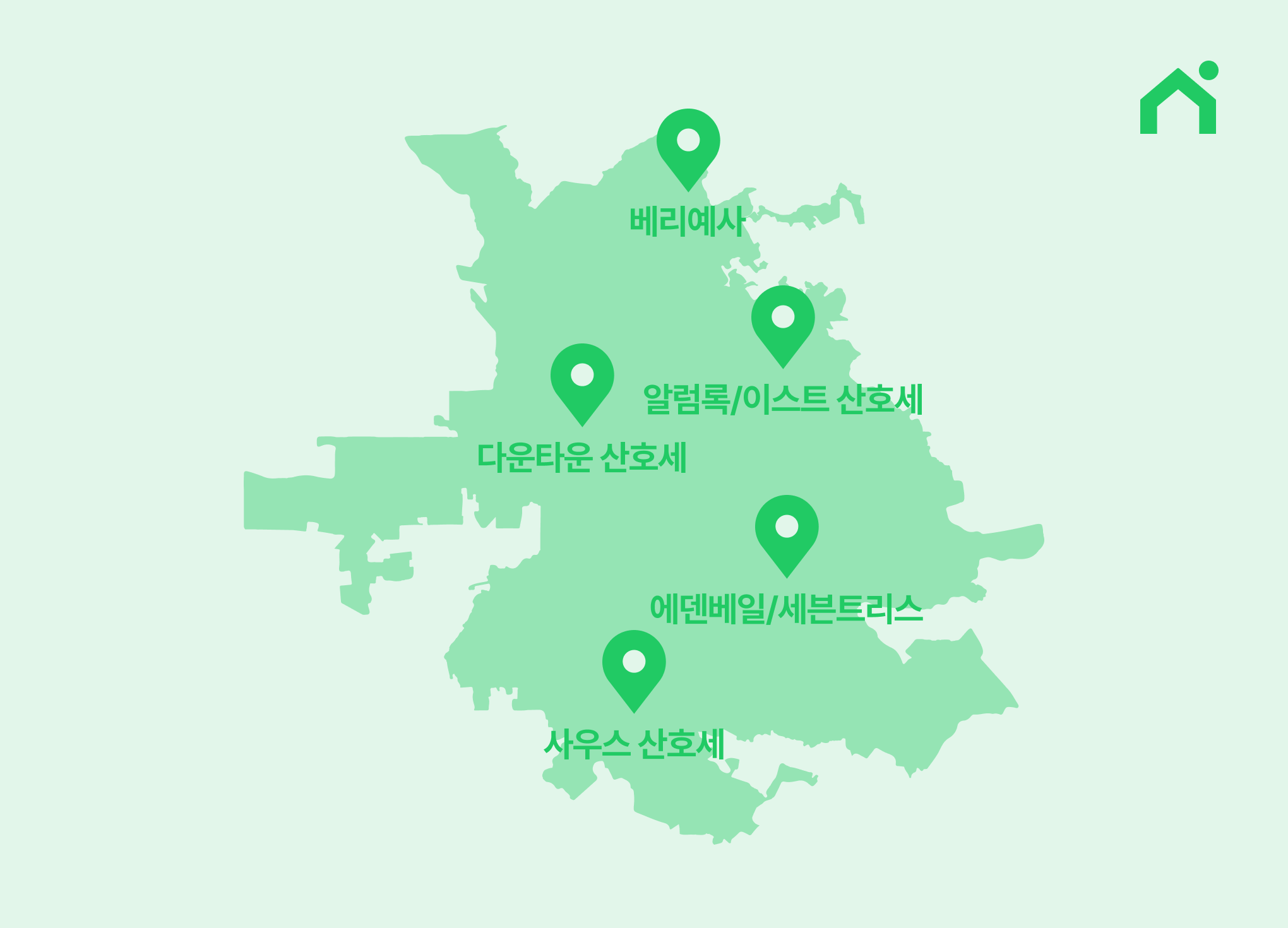 산호세 지도
