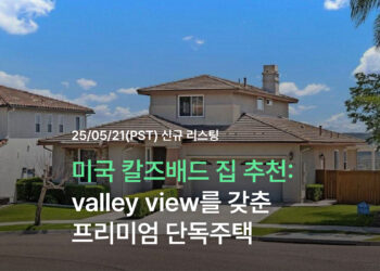 미국 칼즈배드 집 추천: valley view를 갖춘 프리미엄 단독주택