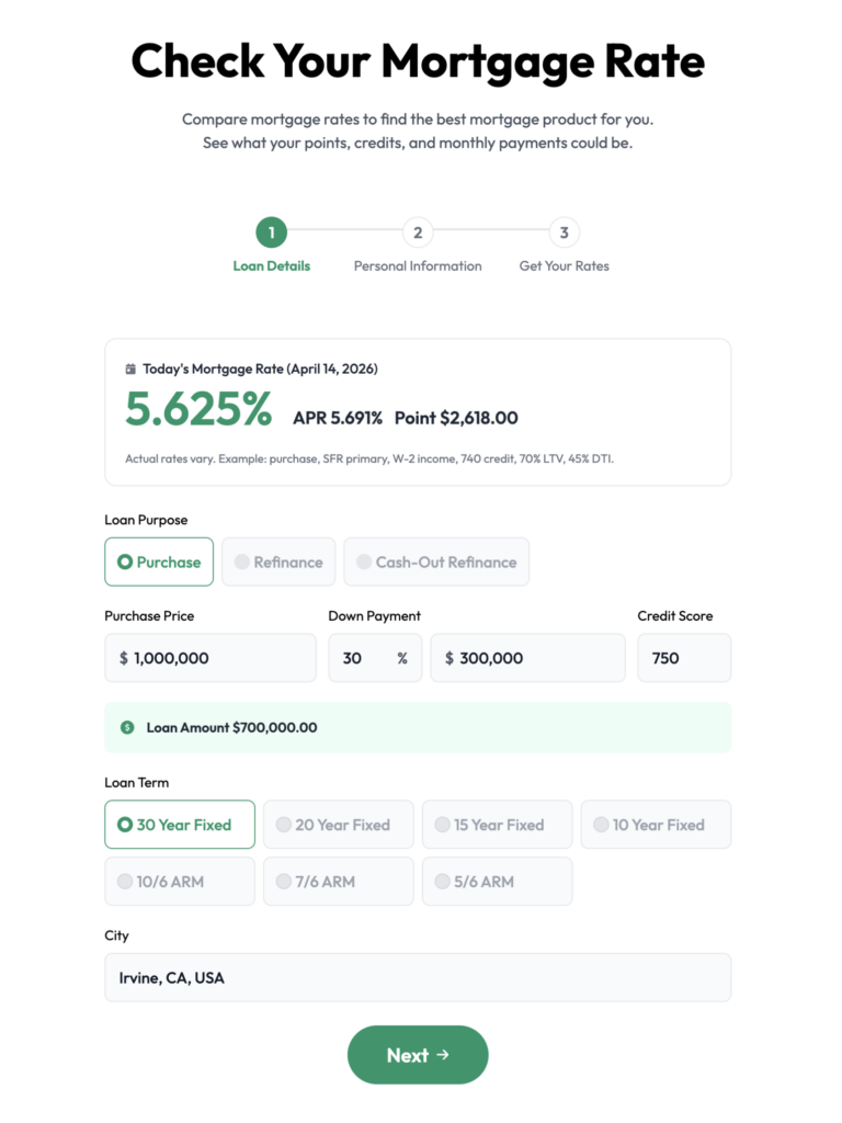 mortgage rate calculator